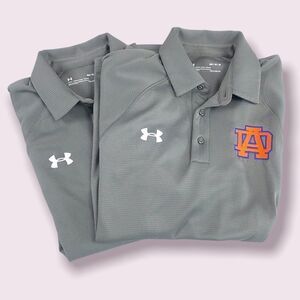 2 pack Under Armour “Auburn Dad” Heatgear Polo Shirt